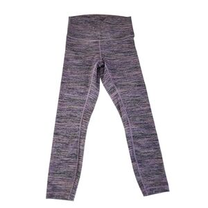 LULULEMON High Times Pant Space Dye Camo Tender Violet Black Grape high-rise